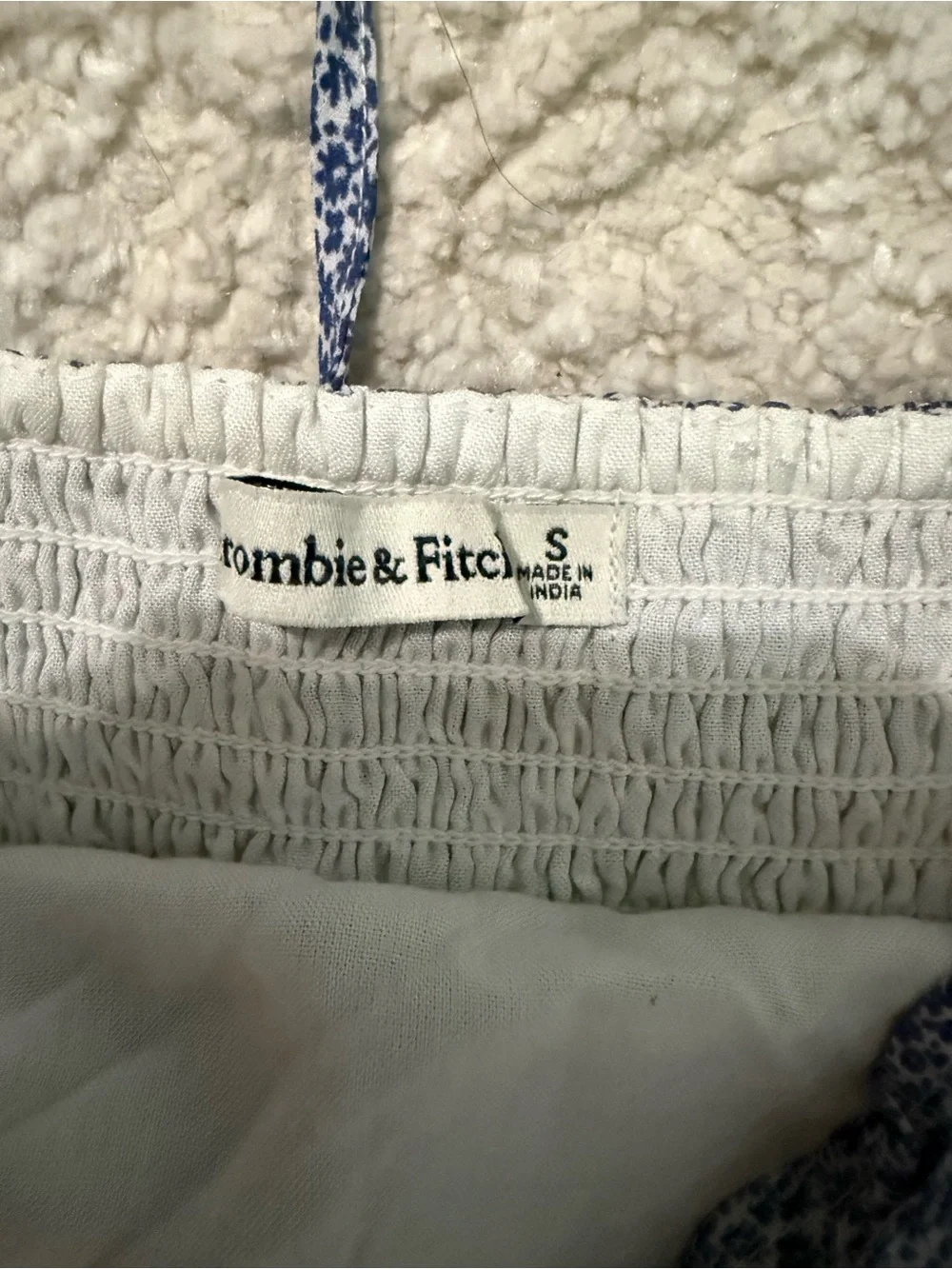 Abercrombie & Fitch Floral‎ Puff Sleeve Smocked Cottagecore Top S